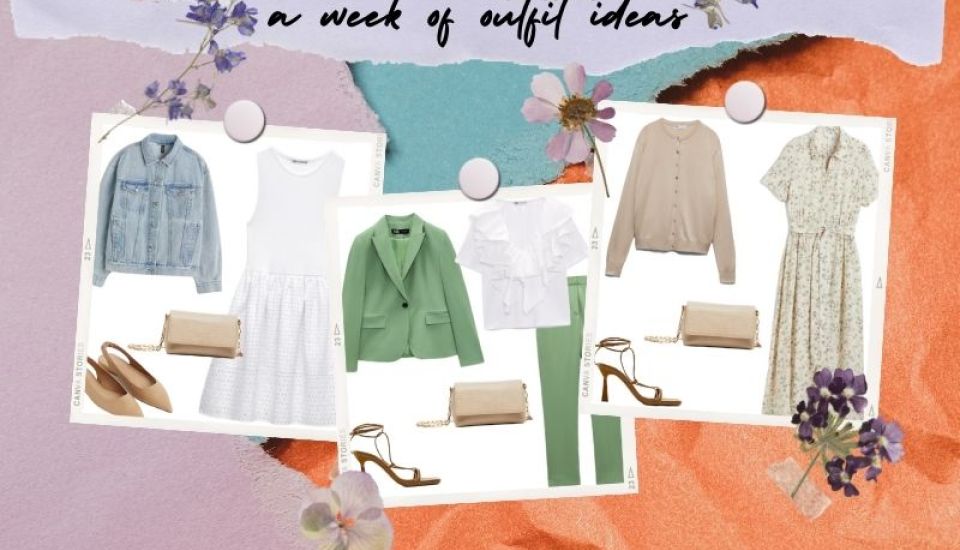 A week of outfit ideas - Ιδέες για να εμπνευστείτε και να δημουργήσετε τα δικά σας outfits για κάθε ημέρα της εβδομάδας.