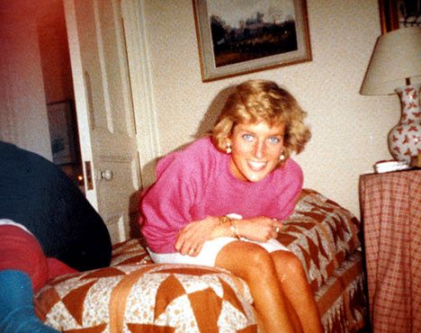 A smiling Diana poses for William who took this picture. The pictures, which have never been published before, were taken during a visit to Highgrove by Diana's close friend and former flatmate Carolyn Bartholomew, and her new son Jack, in 1989. The Princes borrowed a camera belonging to Mary Bruce, Jack's nanny, and for almost 18 years the photographs lay hidden in a box with Miss Bruce's other personal keepsakes.