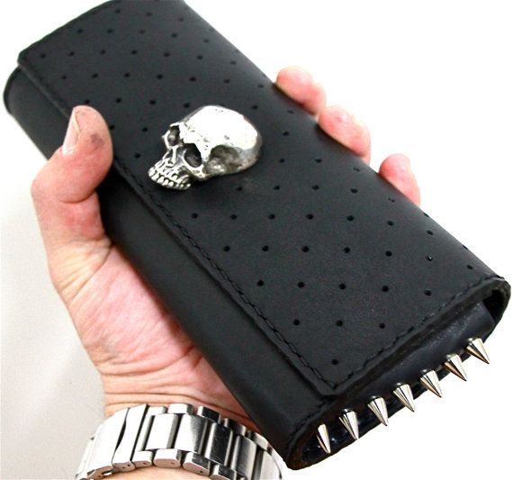 the night rider clutch.....leather never felt so by HARDapparel, $500.00