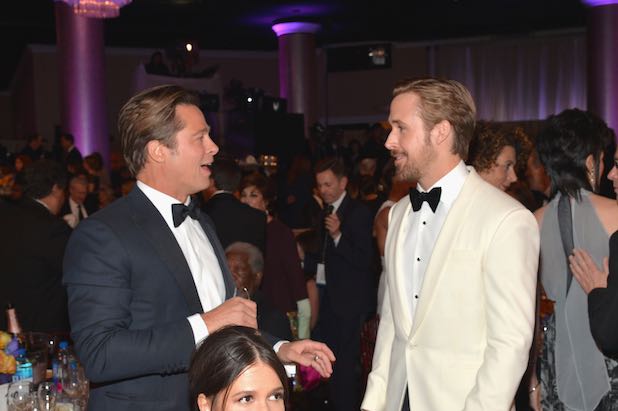 Ryan Gosling Brad Pitt Golden Globes