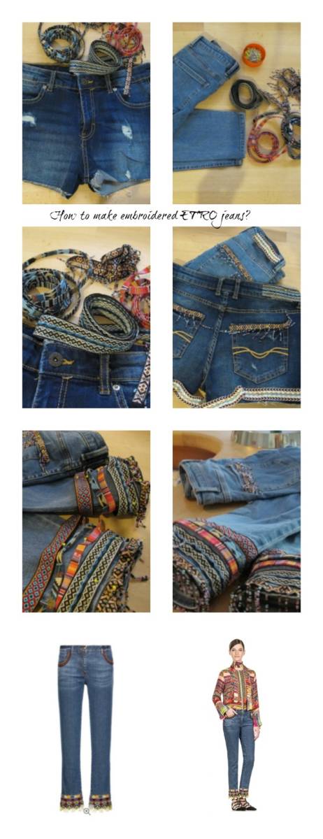 How to make ETRO jeans