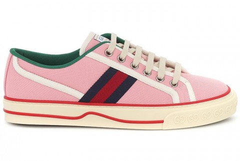images easyblog articles 11271 b2ap3 thumbnail best pink sneakers trainers for women Gucci Tennis 1977 Canvas Sneakers