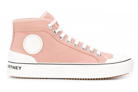 images easyblog articles 11271 b2ap3 thumbnail best pink sneakers trainers for women Stella McCartney Stella Logo High Top Sneakers