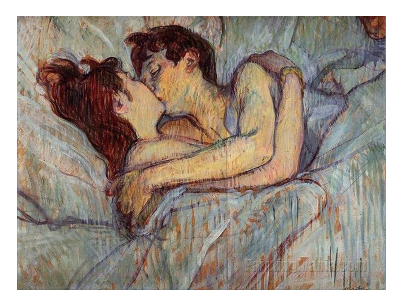 5 In Bed The Kiss Toulouse Lautrec 1892