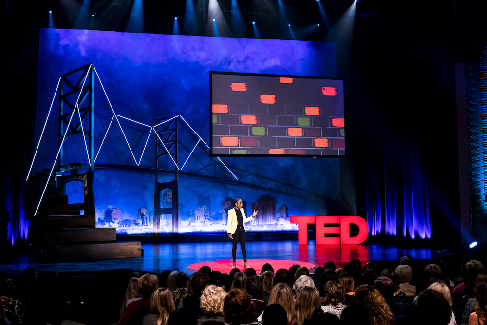 Luvvie TED Talk stage