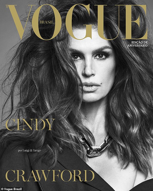 Cindy Crawford 55 is blown away by the cover of