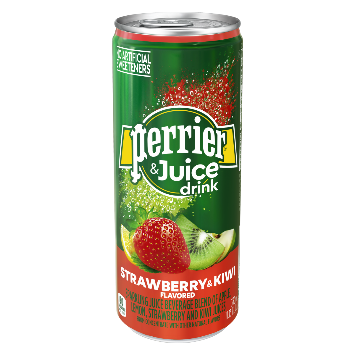 PERRIER Juice Strawberry Kiwi Sleek Can 330 ml