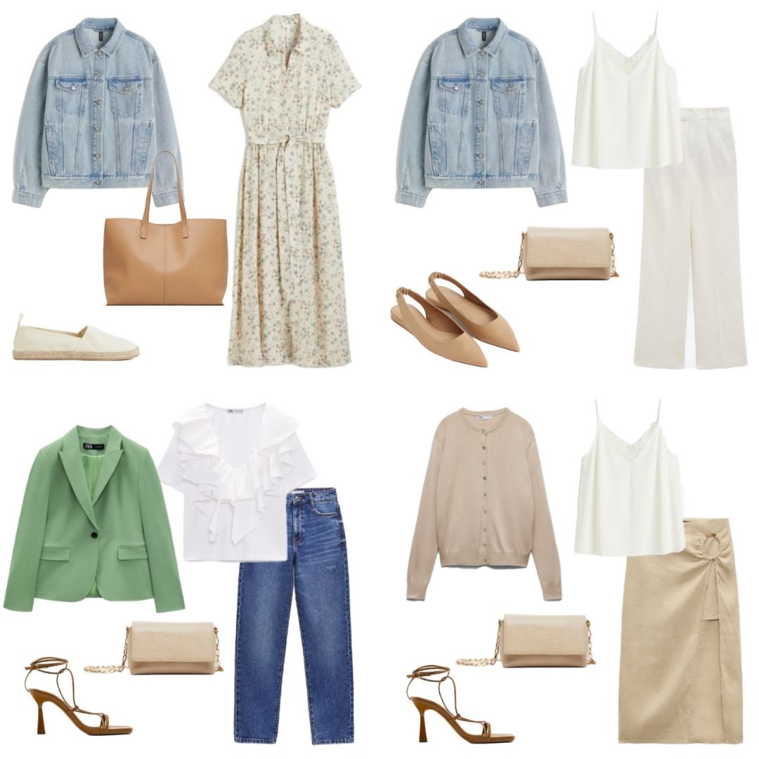 Spring 2022 Capsule Wardrobe - Ένας οδηγός για το πως θα συνδυάσετε 19 κομμάτια σε περισσότερα απ 80 διαφορετικά outfits, για όλες τις ώρες.